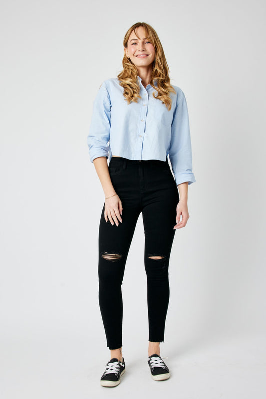 Judy Blue Black HW Skinny