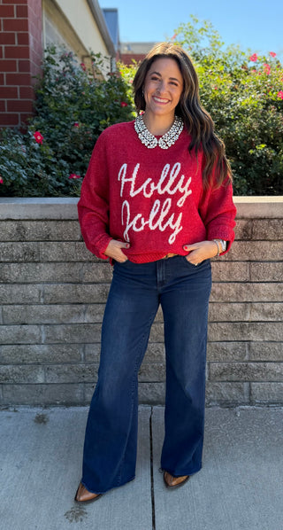 FIONA DARK DENIM FLARES