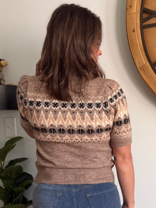 POSITANO FAIR-ISLE CARDI