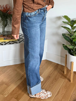 HOLLY CUFFED DENIM