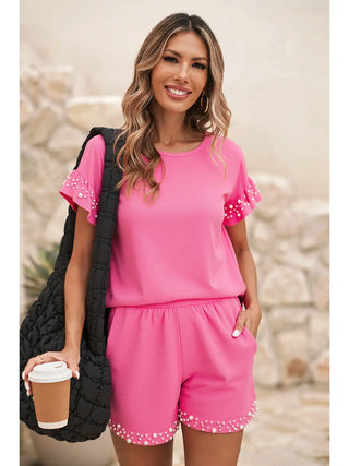 Clara Pearl Set -PINK