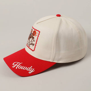 Cowboy Horse Cap -RED