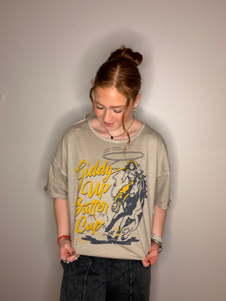 GIDDY UP SAND TEE