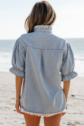 Chambray Shirt - Bay Blue