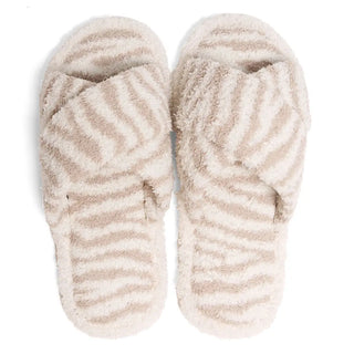 ZEBRA PATTERN SLIPPER