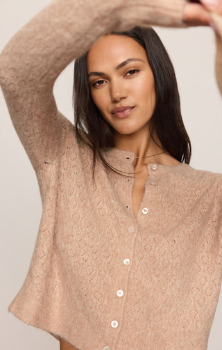 MEDINA ALMOND CARDIGAN