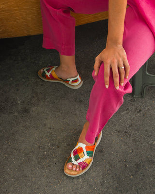 ALEBRIJE-Colorful Huarache Sandal
