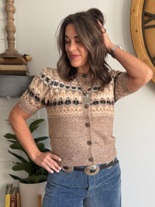 POSITANO FAIR-ISLE CARDI
