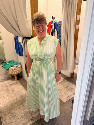 ZAREENA STRIPE DRESS