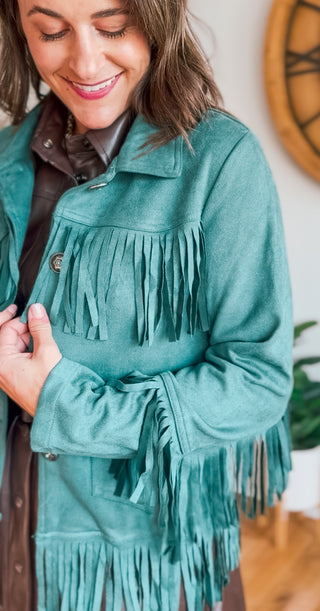 ELLA SUEDE FRINGE JACKET