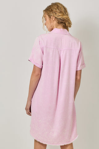 MY-ROLLED SLEEVE DRESS