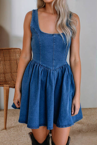 LDC Denim Bow Know Dress
