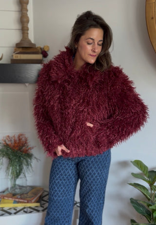 BARDOT FAUX FUR JACKET