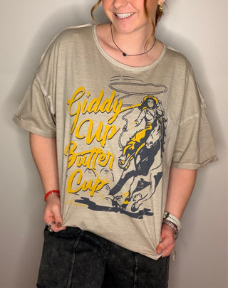 GIDDY UP SAND TEE