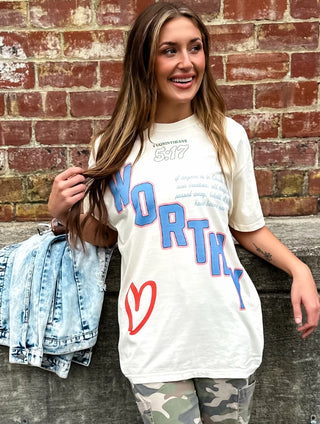 WORTHY 5:17 TEE