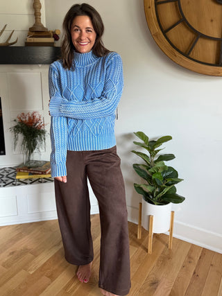 RISK TAKER FAUX SUEDE PANTS