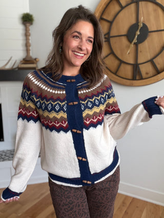 FIRESIDE TOGGLE SWEATER