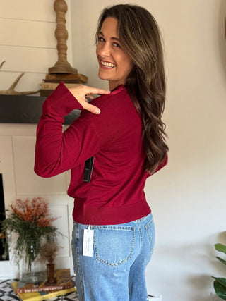 RUBY RUSH DRAPE SWEATER