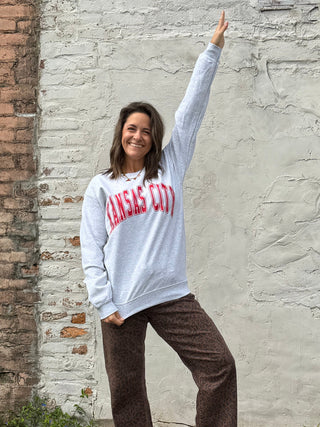 KC COLLEGIATE CREWNECK