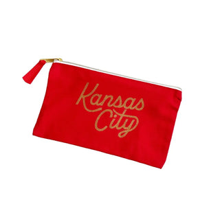KC SCRIPT ZIP POUCH