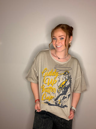 GIDDY UP SAND TEE