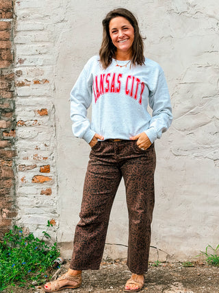 KC COLLEGIATE CREWNECK