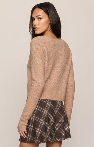 MEDINA ALMOND CARDIGAN