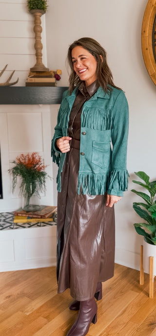ELLA SUEDE FRINGE JACKET