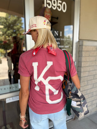 1KC MONOGRAM POCKET TEE