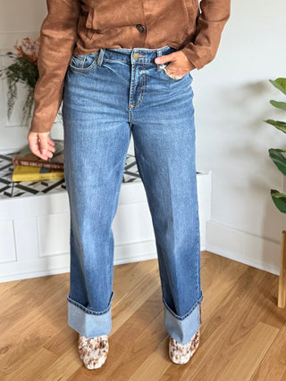 HOLLY CUFFED DENIM