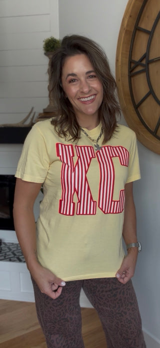 KC PINSTRIPE TEE