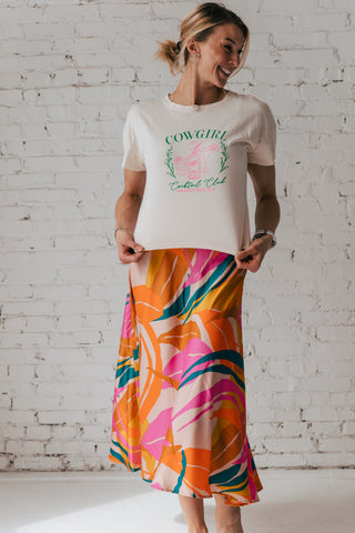 KINLEY SATIN SKIRT