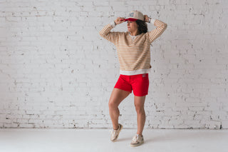 TRIBAL CREW NECK SWEATSHIRT