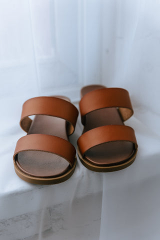 COMFY BROWN SANDAL SLIDE