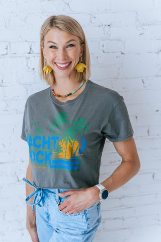 YACHT ROCK CROPPED TEE