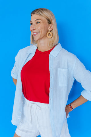 GAIA BUTTON DOWN