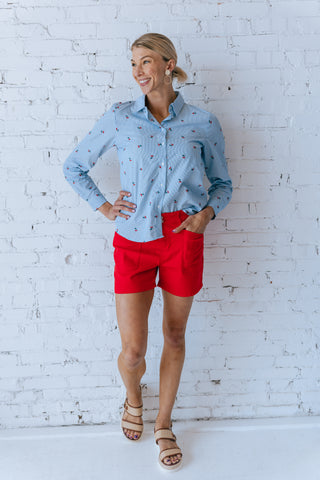 FLY FRONT SHORTS