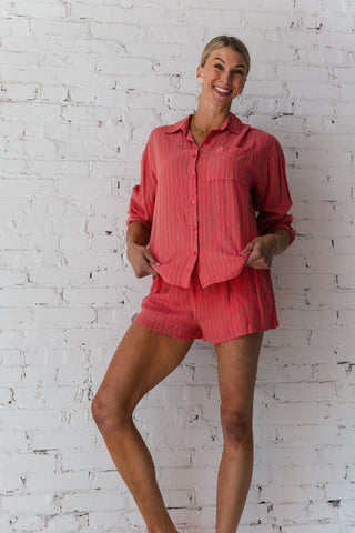 THE PERFECT STRIPED BUTTON UP