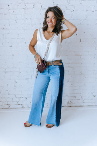 FIONA TWO TONE DENIM