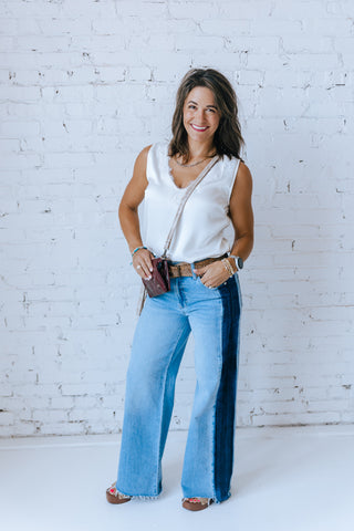 FIONA TWO TONE DENIM