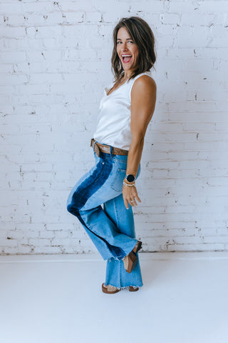 FIONA TWO TONE DENIM