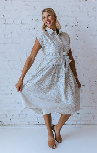 ZENITH EYELETTE DRESS