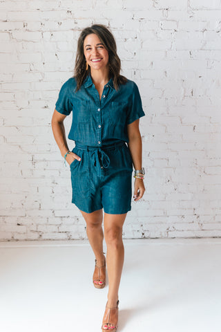 ROMPER WITH TIE