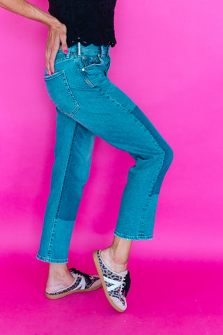 SLOANE SLOUCHY CUFFED DENIM