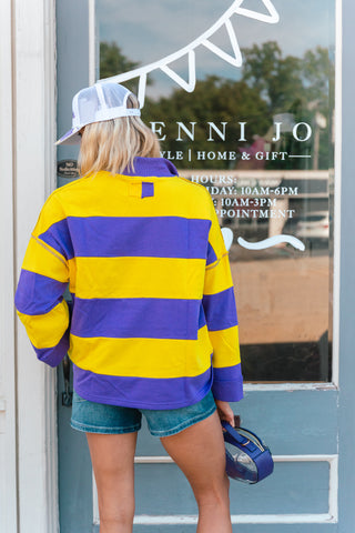 VARISTY STRIPE PULLOVER