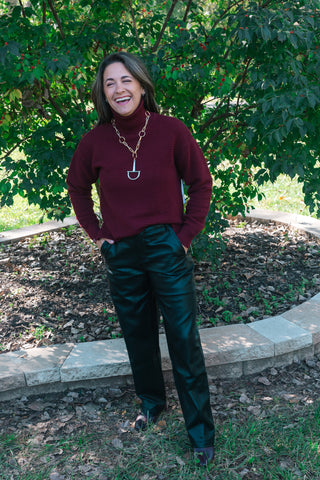 DARK SIDE FAUX LEATHER PANTS