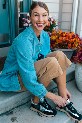 AUDREY KHAKI WIDE LEG PANTS