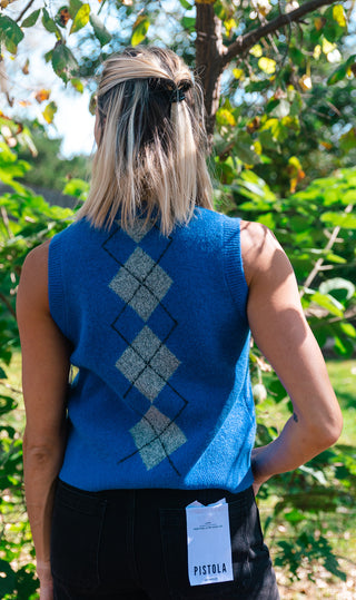 PERFECTLY PREPPY ARGYLE VEST