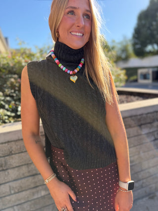 THEA GRAY SWEATER VEST