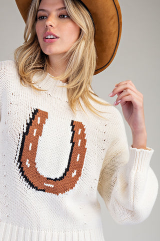 EE: HORSESHOE SWEATER